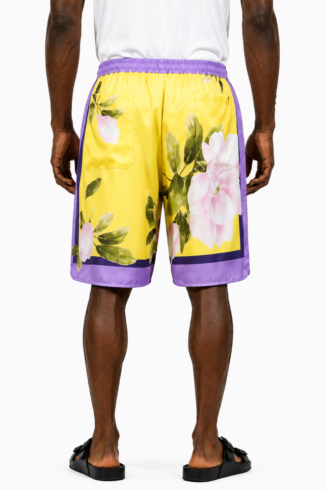 Valentino Watercolor Floral Shorts