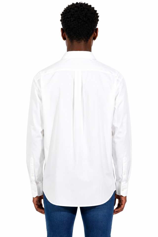 Valentino Embroidered Botanical Poplin Shirt