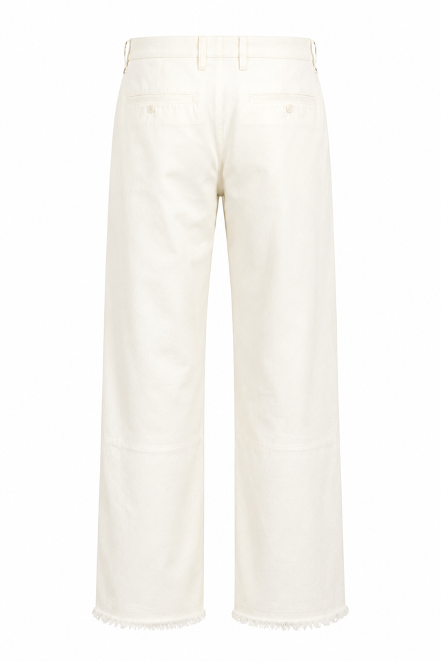 Valentino Ivory Straight Leg Jeans