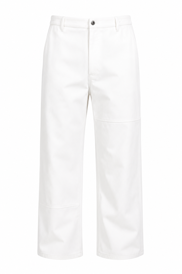 Valentino Wide-Leg Tailored Pants in White