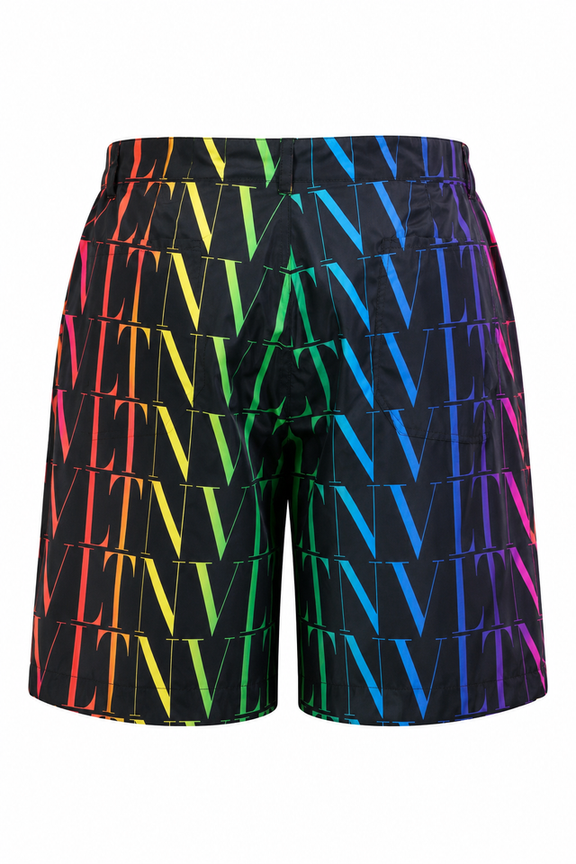Valentino Rainbow VLTN Cargo Shorts