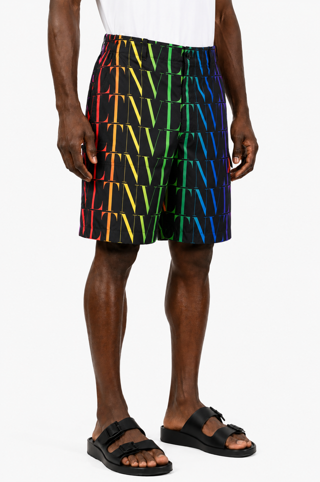 Valentino Rainbow VLTN Cargo Shorts