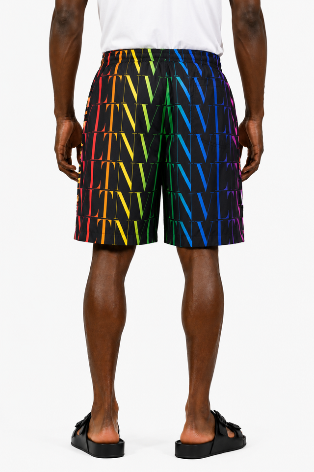 Valentino Rainbow VLTN Cargo Shorts
