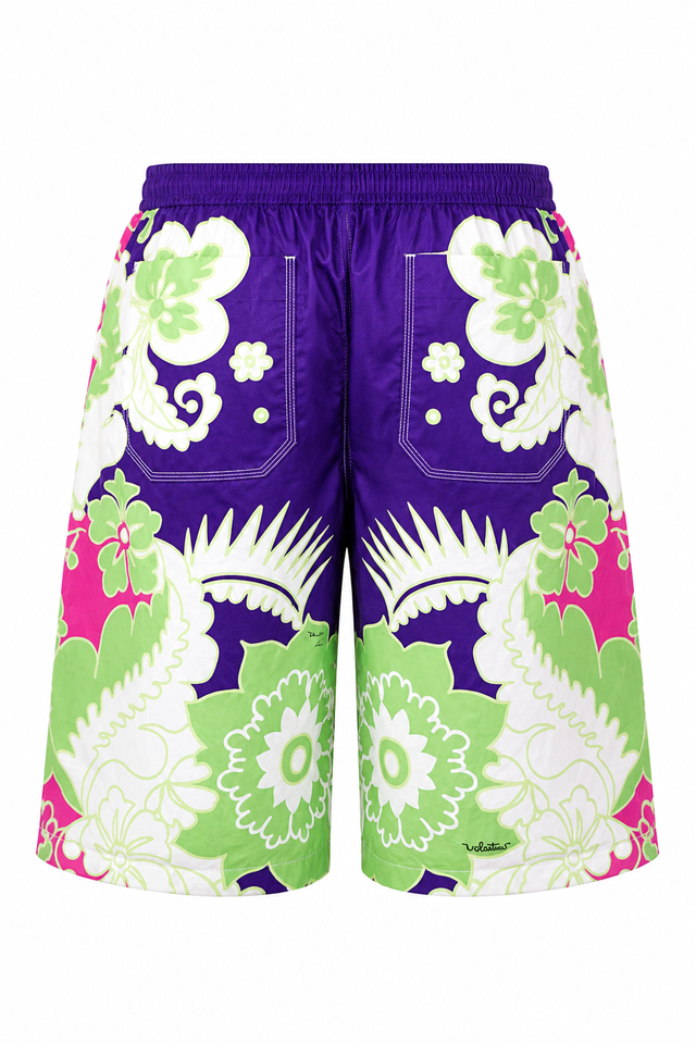 Valentino Floral Print Swim Shorts