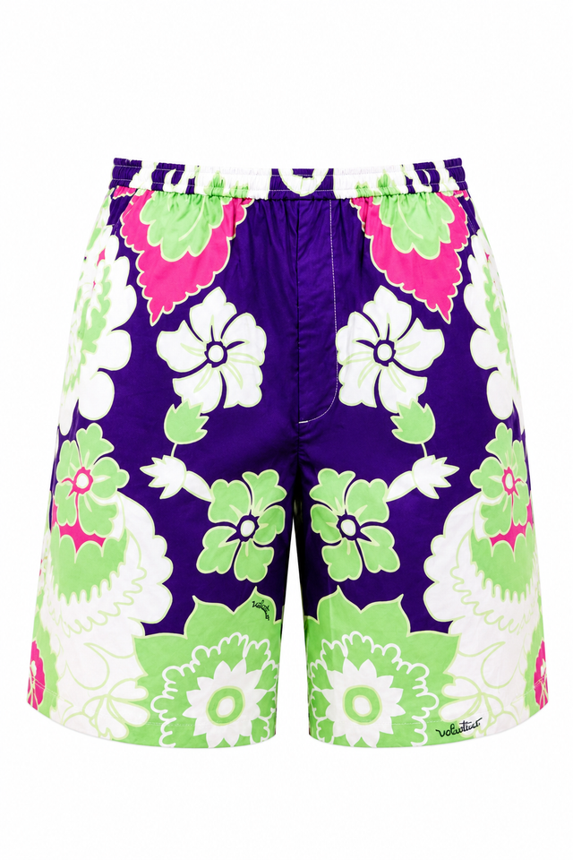 Valentino Floral Print Swim Shorts