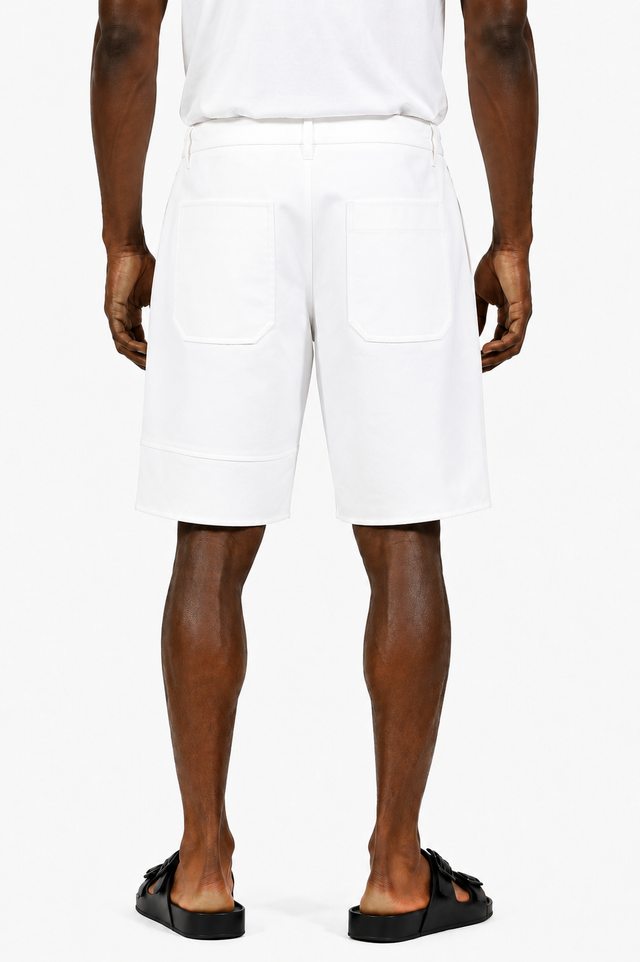 Valentino Tailored Shorts in Ivory