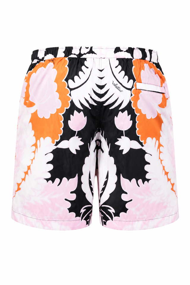 Valentino Baroque Print Swim Shorts