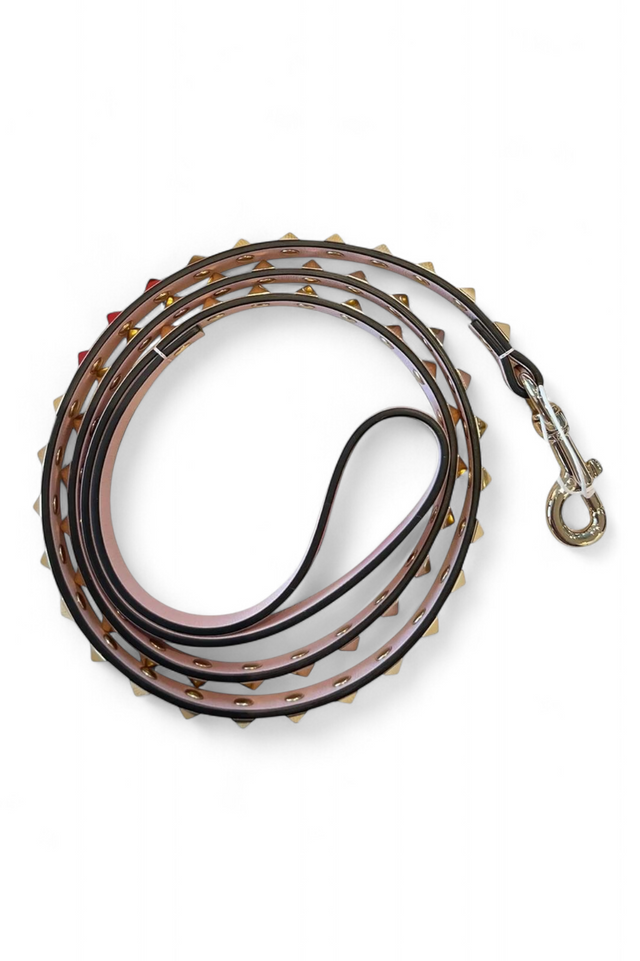 Valentino Garavani Calfskin Leather Leash Chain