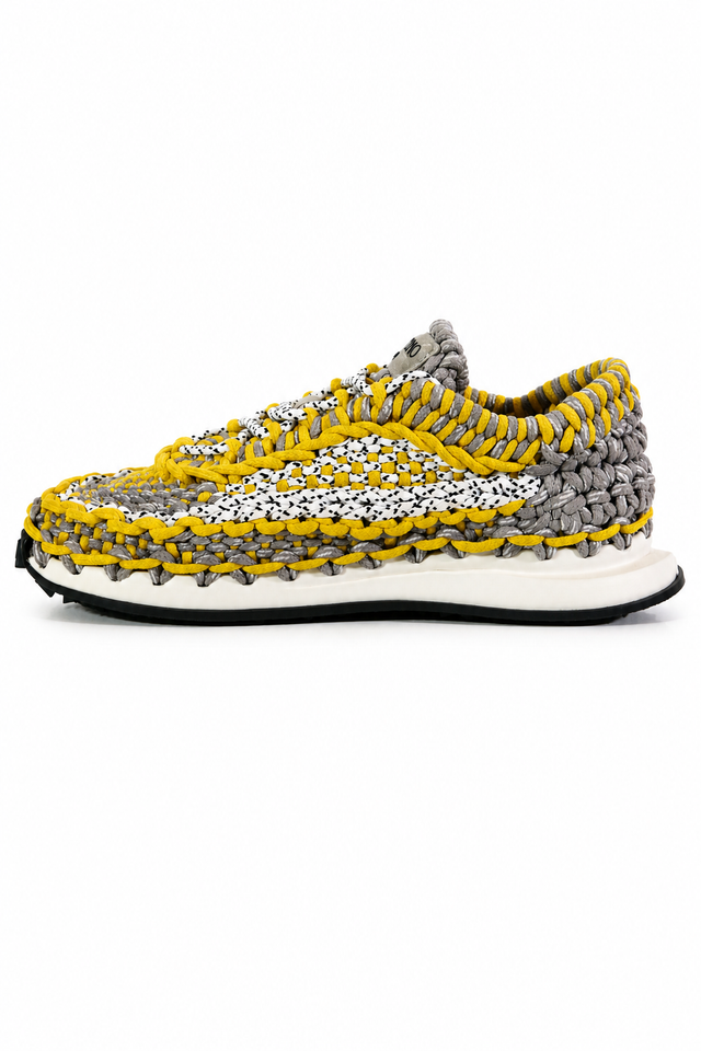 Valentino Garavani Crochet Runner Sneakers – Available in Yellow & Orange