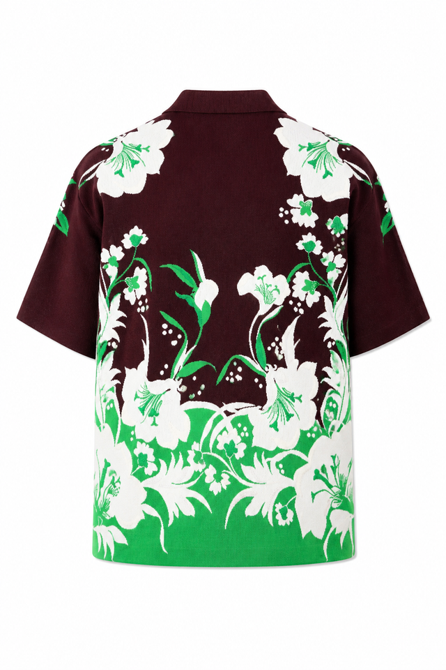 Valentino Floral Resort Camp Collar Shirt