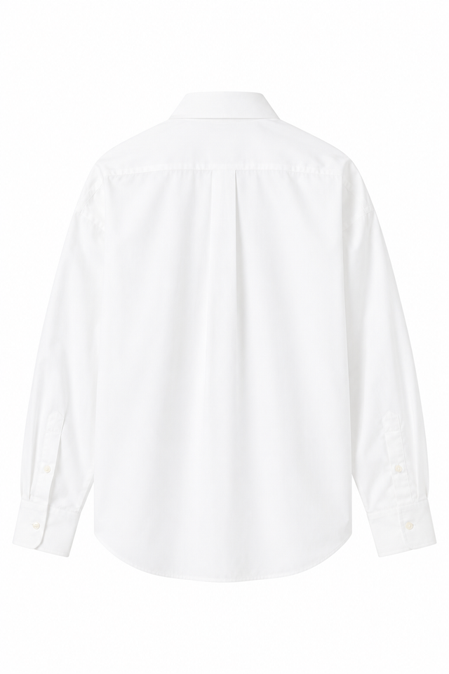 Valentino Oversized Cotton Shirt With Metallic Pocket