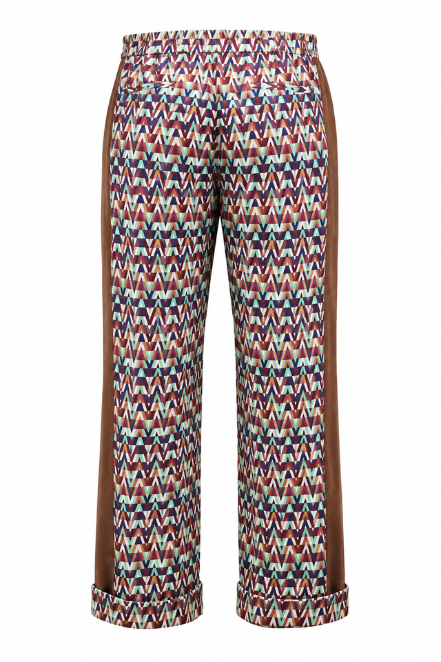 Valentino Optical V-Motif Track Pants in Multicolor