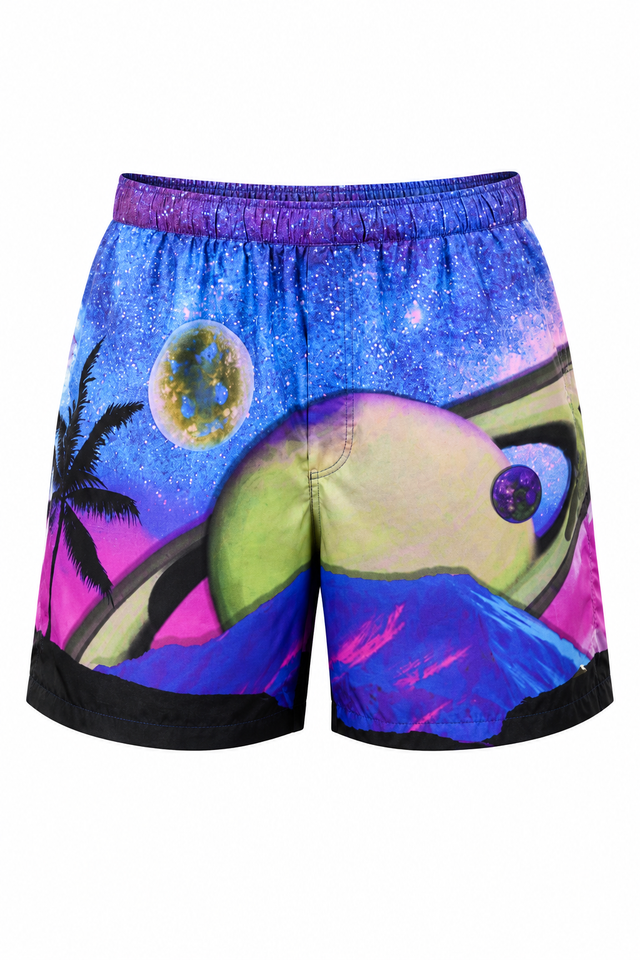 Valentino Cosmic Landscape Swim Shorts