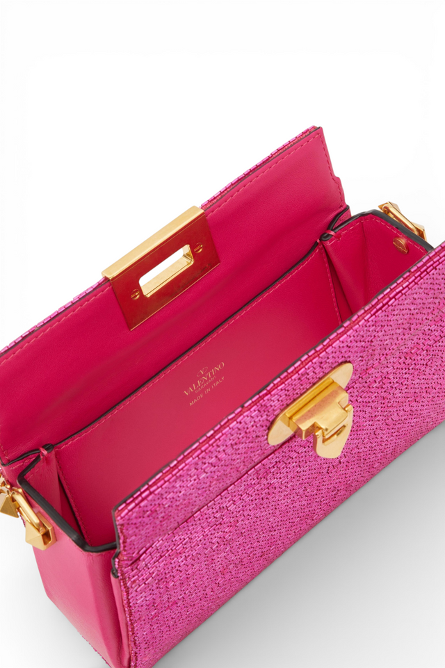 Valentino Garavani Rockstud Chain Top-Handle Bag