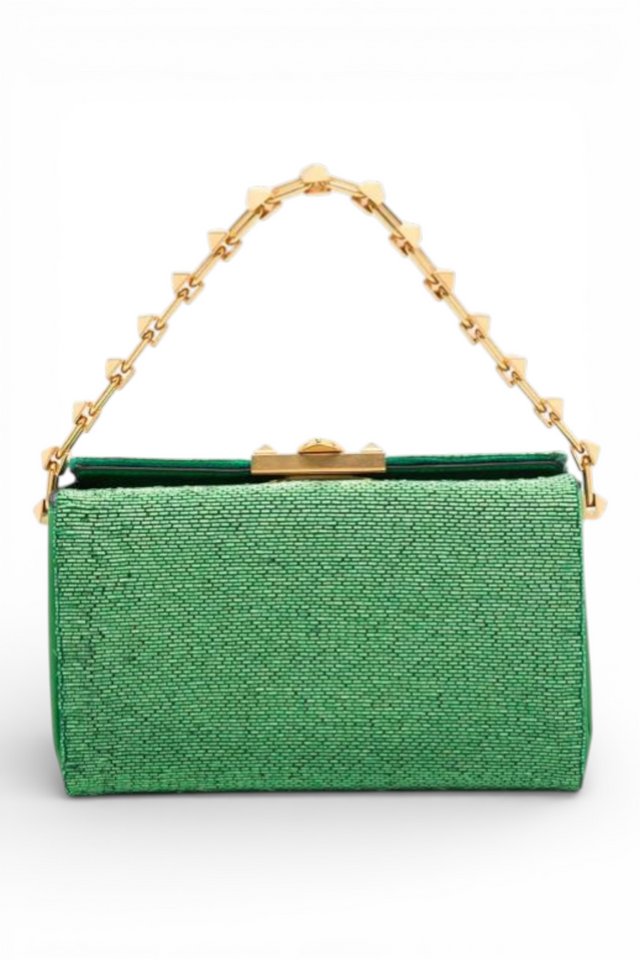 Valentino Garavani Rockstud Chain Top-Handle Bag