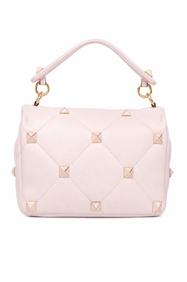 Valentino Garavani Medium Roman Stud Quilted Leather Shoulder Bag