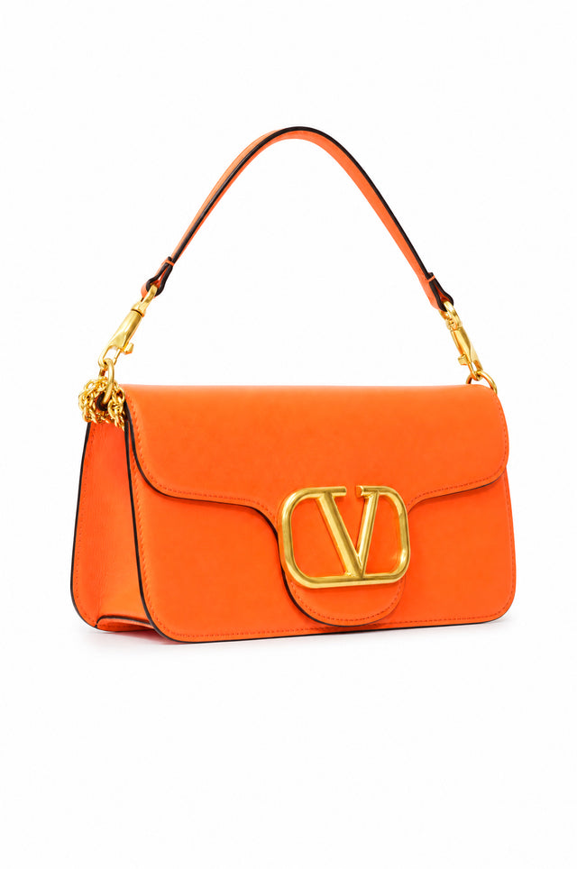 Valentino Garavani Locò Small Leather Shoulder Bag