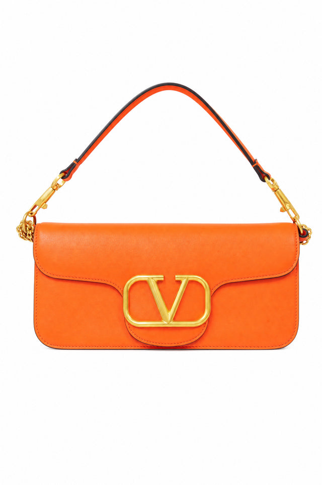 Valentino Garavani Locò Small Leather Shoulder Bag