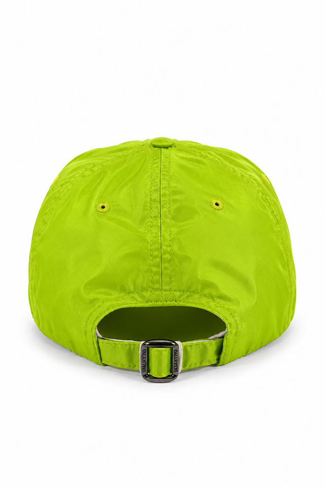 Valentino Garavani VLogo Embroidered Nylon Baseball Cap – Neon Green