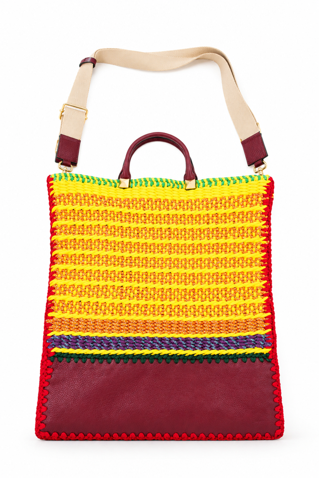 Valentino Garavani Crochet Rope Tote Bag – Multicolor