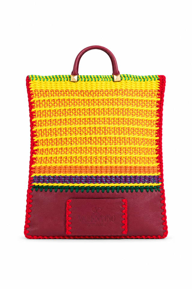 Valentino Garavani Crochet Rope Tote Bag – Multicolor