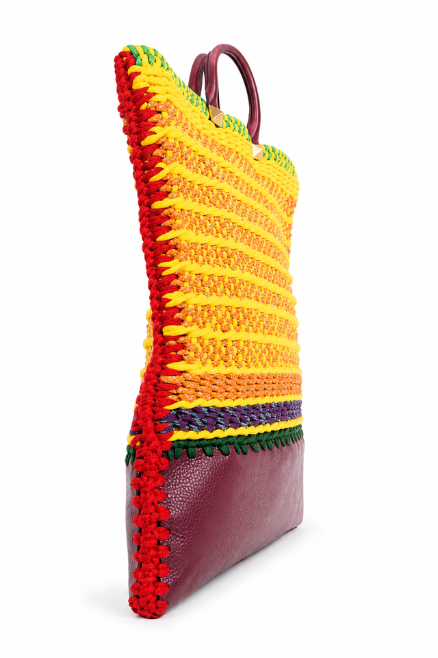 Valentino Garavani Crochet Rope Tote Bag – Multicolor