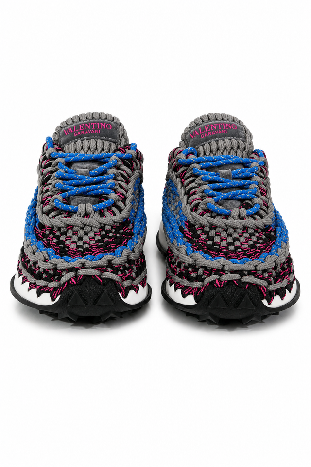 Valentino Garavani Crochet Runner Sneakers – Multicolor Styles