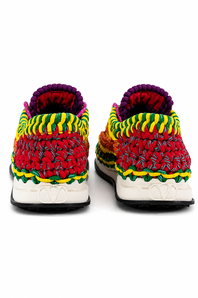 Valentino Garavani Crochet Runner Sneakers – Multicolor Styles
