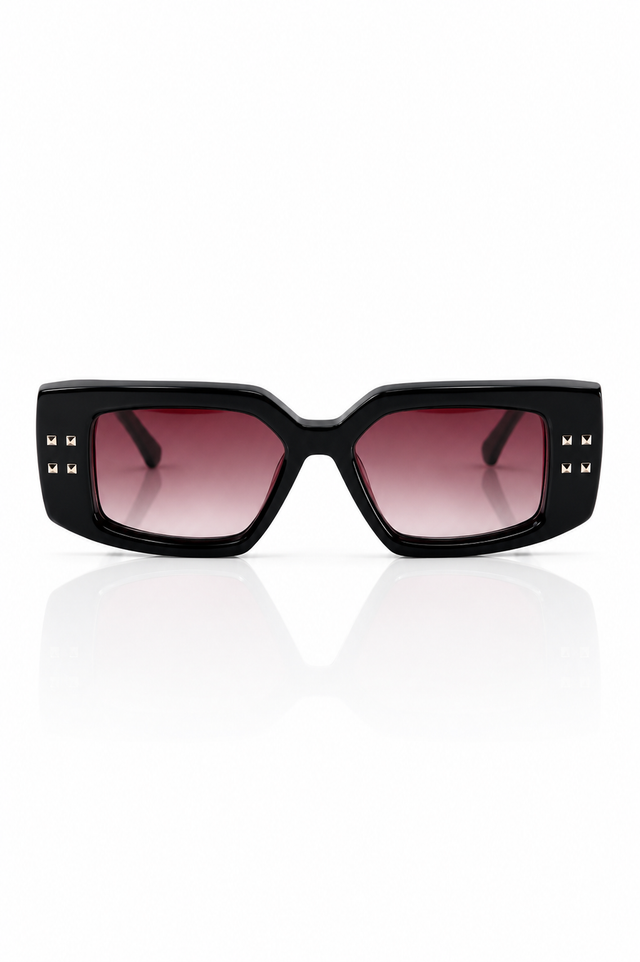 Valentino Garavani Rockstud Oversized Square Sunglasses