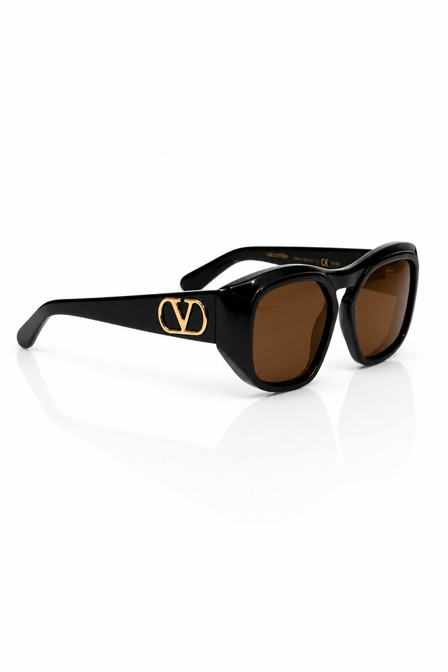 Valentino Garavani Oversized Square Sunglasses in Black