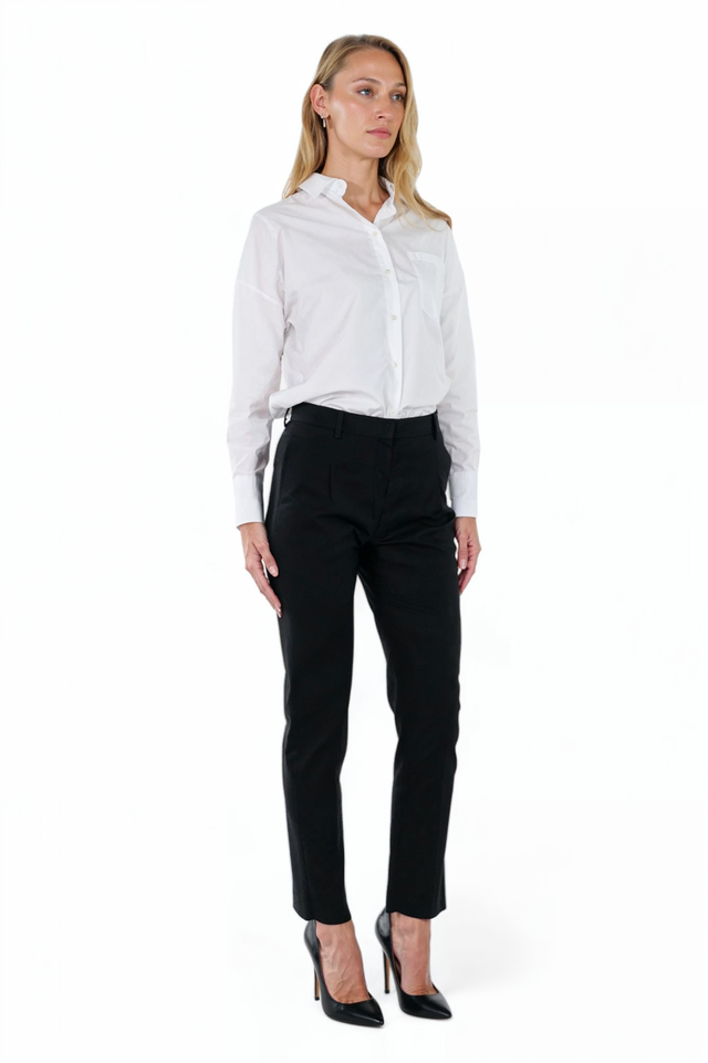 Valentino Tailored Black Slim-Fit Pants